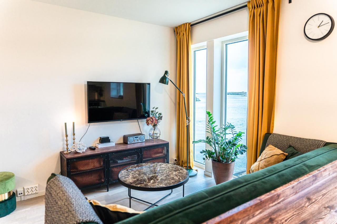 Appartamento New Akrahamn Coast House Sæveland Esterno foto