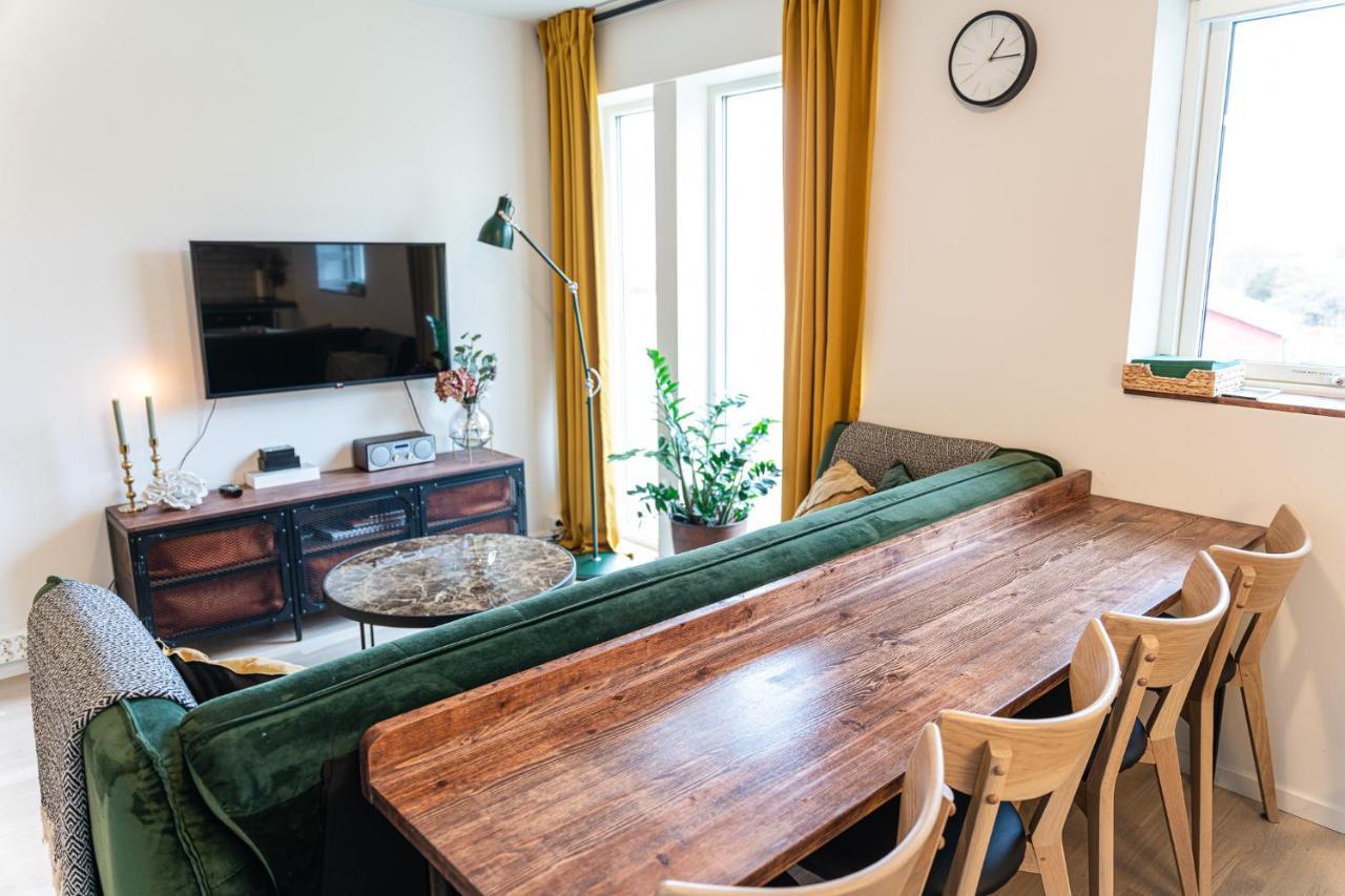 Appartamento New Akrahamn Coast House Sæveland Esterno foto